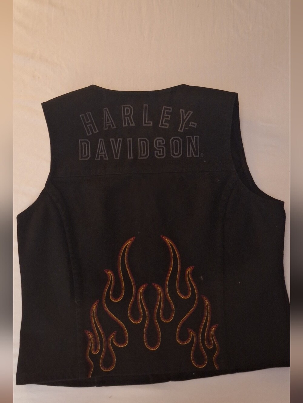 Harley-Davidson Black Jacket with Branded Metal Zipper